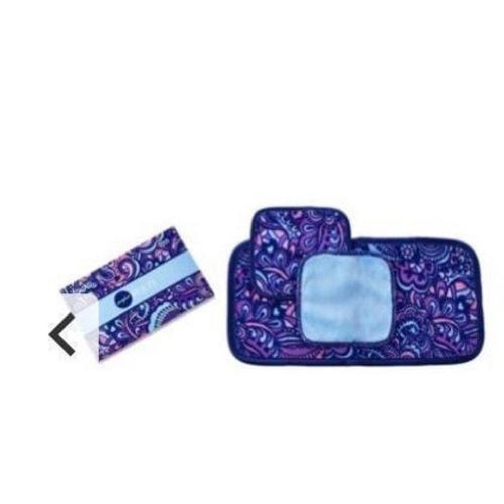 Angelic Beauty Makeup Remover Cloth Set Women OS‎ Purple New Paisley Microfiber